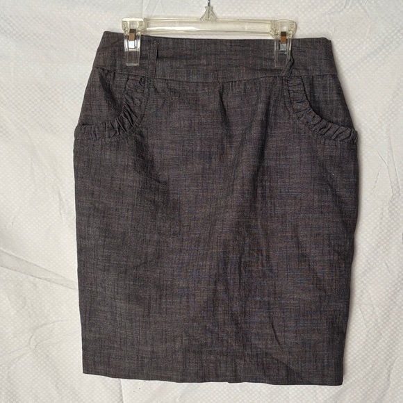 Iz Byer Dark Gray Skirt - Picture 3 of 7